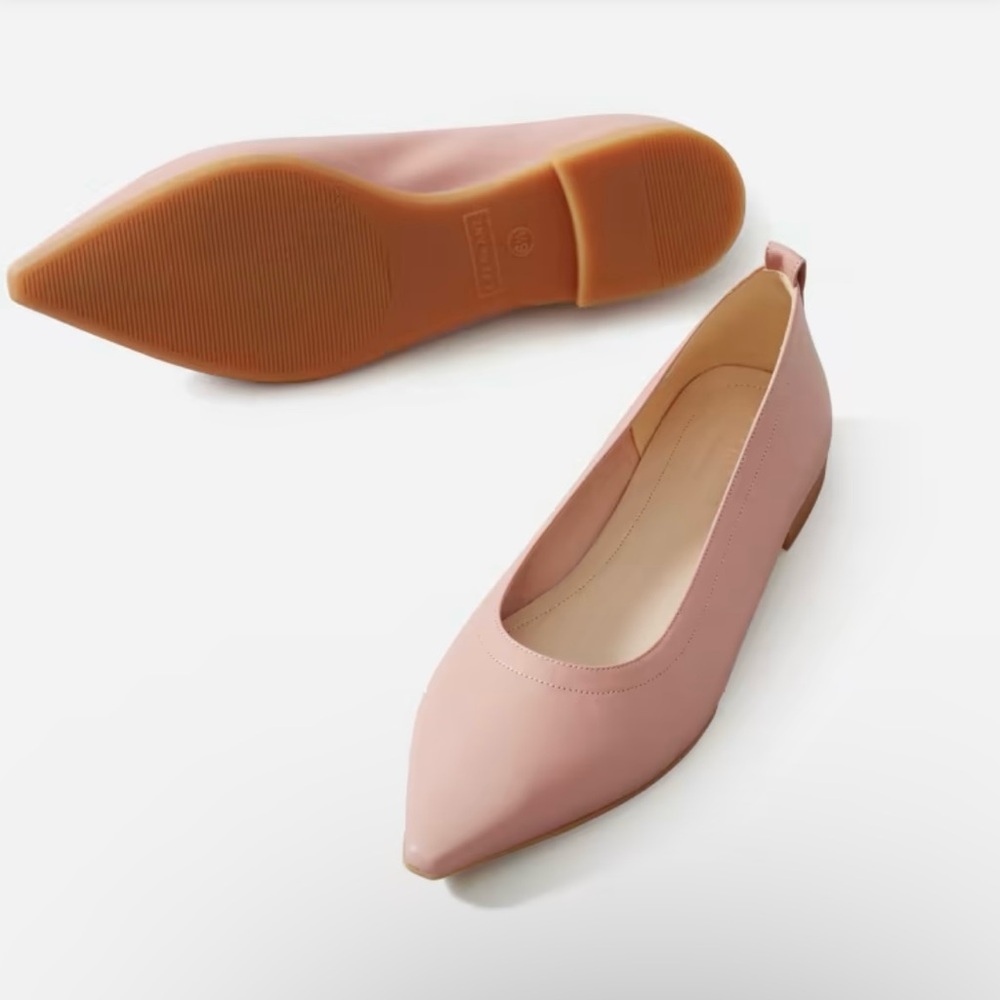 Everlane Pointy Flats pink size 7 women